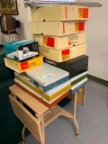 Group Of Slide Projector Items + Typewriter Stand