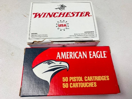 (82) Rounds American Eagle & Winchester 9MM Ammo