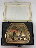 Brass Marathon Belt Buckle