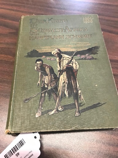 1907 Der Krieg in Sudwest-Afirka Vin Hauptmann Schwabe Book