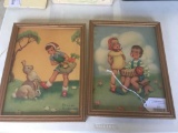 Pair of Children's Framed Prints