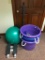 Exercise Ball, Tubs, & Misc. Exercise Items