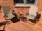 (2) Outdoor Chairs & Drink Table