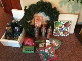 Christmas Lot! Wreaths, Lights, Wise Men, & More!