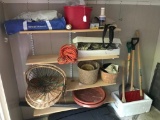Yard Tools & Contents Of Shelves