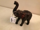 Smaller Leather Wrapped Elephant
