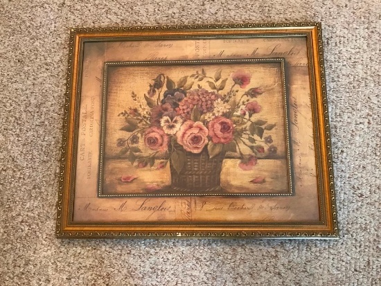 Framed Decorative, Still Life Print