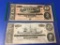 1864 Ten and Twenty Confederate States of America Bills