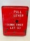 Vintage Gamewell Peerless Porcelain Fire Alarm Signal Box