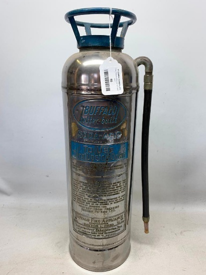 Vintage "Buffalo Better-Built" Stainless Fire Extinguisher