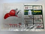 (2) Vintage 1950's Fireman Related Ads