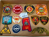 (12) Different Firemans Patches(12)