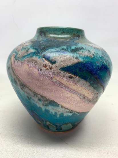 Contemporary Pottery Vase By Alex Jorg 1995