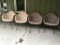 (4) Howard Miller Fiberglass Chairs