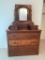 Early 3-Drawer Dresser W/Mirror-120 Years Old