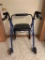 Medline Handicap Walker W/Seat & Brakes