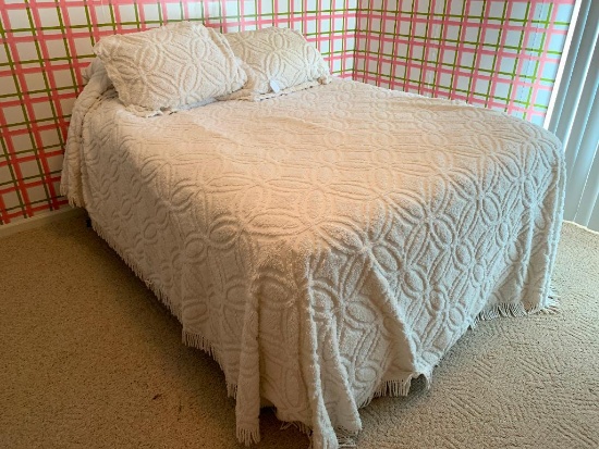 Queen Size Bed W/Pillow-Top Mattress