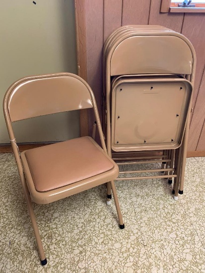 (6) Metal Folding Chairs