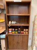 Sauder Type Bookcase W/Phones & Wooden Parts