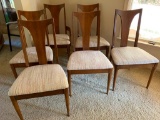 (6) Mid-Century Dining Room Chairs In Walnut-Looks Like Broyhill's Brasila Line