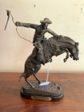 Contemporary Frederic Remington Bronze Statue 