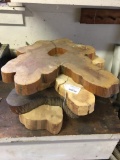 (4) Cypress Wood Slabs