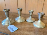 (2) Pr. Sterling Candle Holders