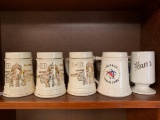 (4) Military Bomber Mugs-B-1, B-1B, & Others