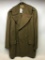WW II Army Officers Wool Overcoat