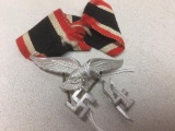 WW II German Nazi Pin W/Ribbon
