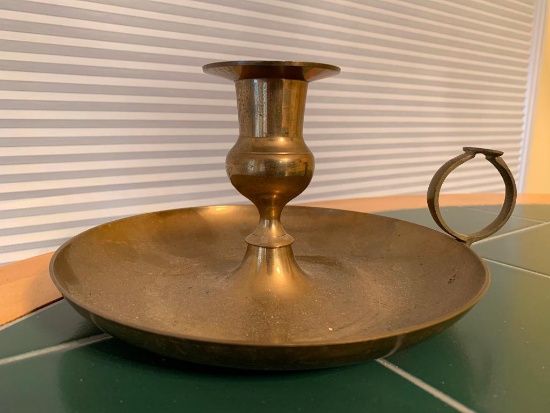 Brass Finger Candle Holder