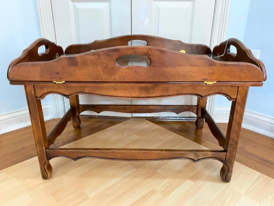 Ethan Allen Country French Butler's Table