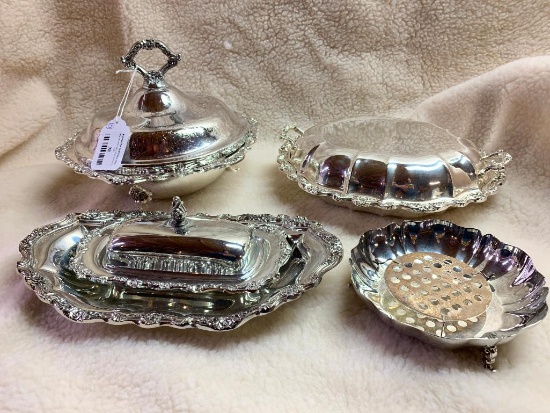 (5) Pcs. Silverplate Serving Pcs.