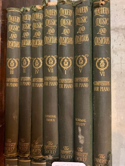 (14) Volumes "Modern Music & Musicans" Dated 1916