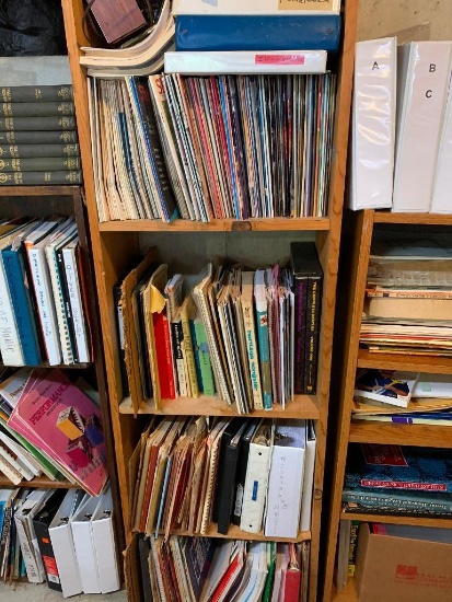 Wooden Bookcase W/Sheet Music & Similar Items