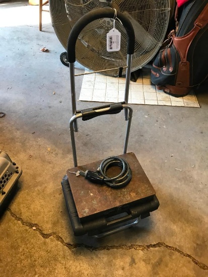 Small Cart, Bike Lock, Tools and Partial Sicket Set