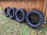 Group of 4 Goodyear Wrangler Tires