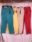 (4) Pair Of Gloria Vanderbilt Colored Jeans