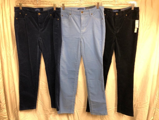 (3) Pair Of Talbot's Courderoy Pants