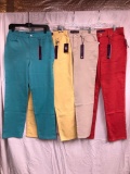 (4) Pair Of Gloria Vanderbilt Colored Jeans