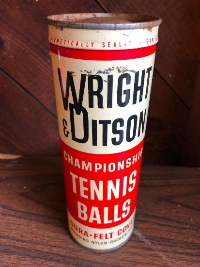 Unopened Can Of "Wright & Ditson" Tennis Balls