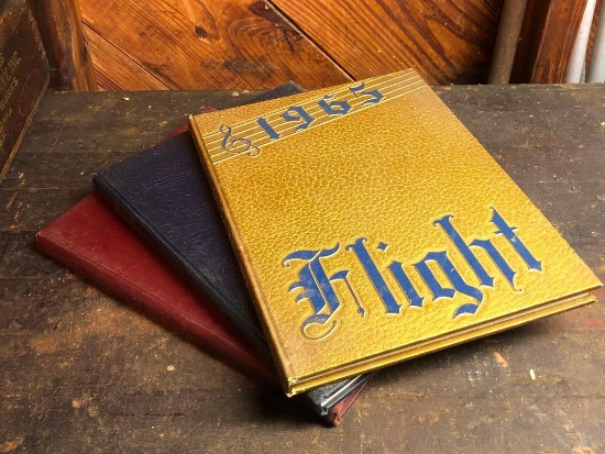 (3) 1960's Fairborn Flight Yearbooks 1965-1967