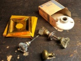 Vintage Hardware Incl. Glass & Porcelain Knobs