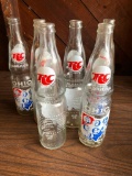 (6) RC Cola Ohio Presidents Bottles