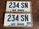 License Plates: 1969