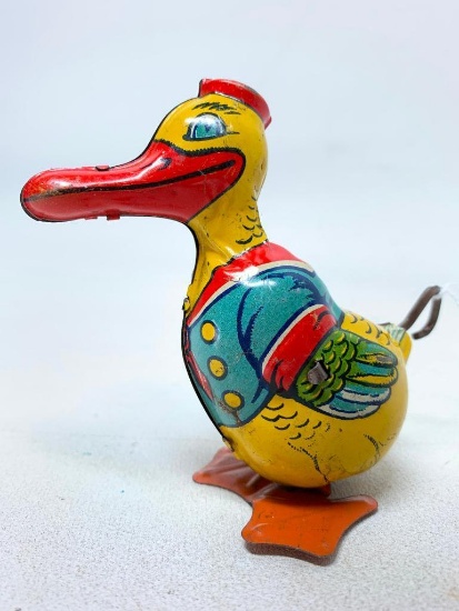Vintage J. Chein Wind-Up Duck
