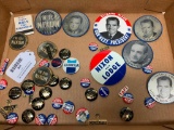 Nice Group Of Nixon & Goldwater 1960's Campaign Buttons