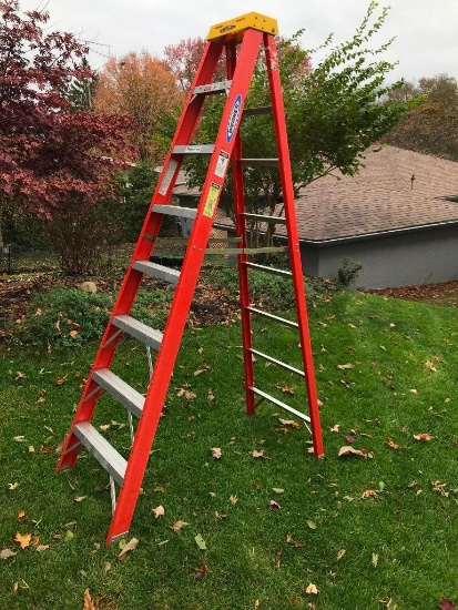 Werner 8 Foot Fiberglass Step Ladder