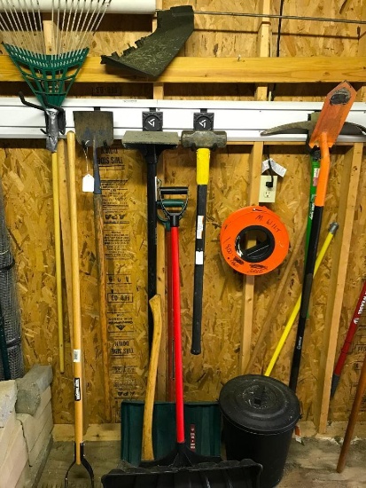 Group of 12 Yard Tools as Pictured