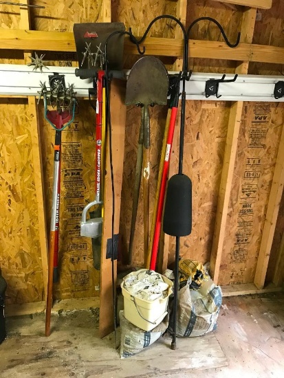 Group of 10 Yard Tools and More!